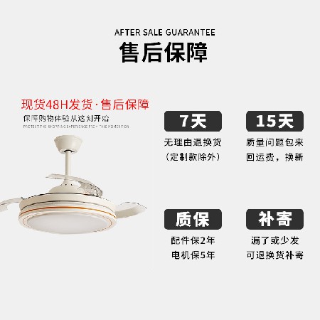 現(xiàn)代簡約風扇燈 變頻智能客廳家用電扇一體燈餐廳書房隱形吊扇燈