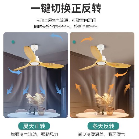 復(fù)古大風(fēng)力工業(yè)吊扇 餐廳客廳簡(jiǎn)約歐式風(fēng)扇無燈臥室電扇家用吊燈
