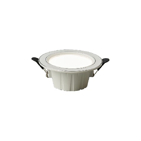 led節(jié)能筒燈 現(xiàn)代簡約家用嵌入式防眩射燈一體化鋁材三色變光射燈